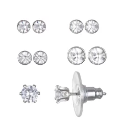 LC Lauren Conrad Enchanted Simulated Crystal Stud Earring Set