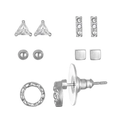 LC Lauren Conrad Geometric Stud Earring Set