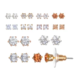 LC Lauren Conrad Tri Tone Stud Earring Set