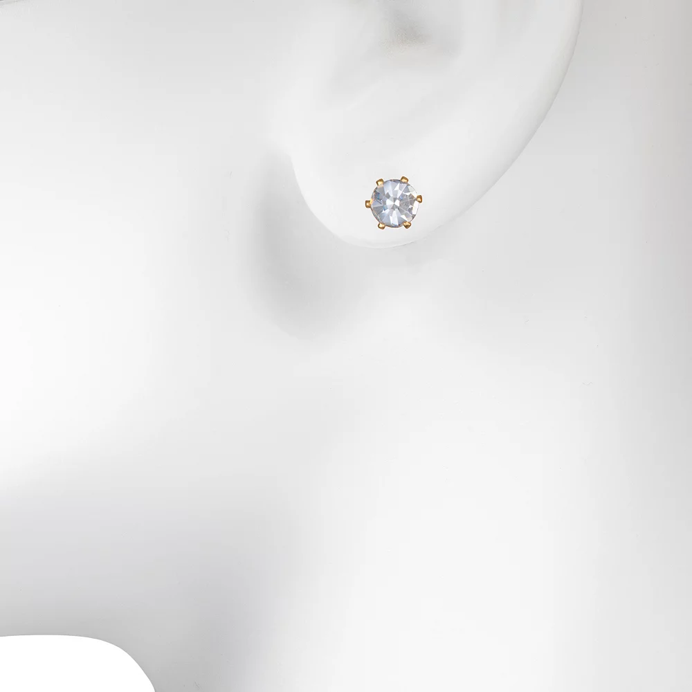LC Lauren Conrad Tri Tone Stud Earring Set - Image 2