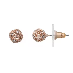 LC Lauren Conrad Openwork Ball Stud Earrings