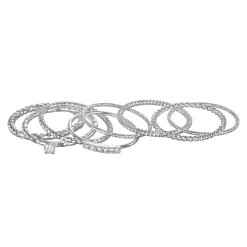 LC Lauren Conrad Twist Stack Ring Set
