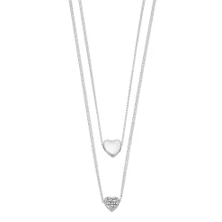 LC Lauren Conrad Layered Heart Necklace