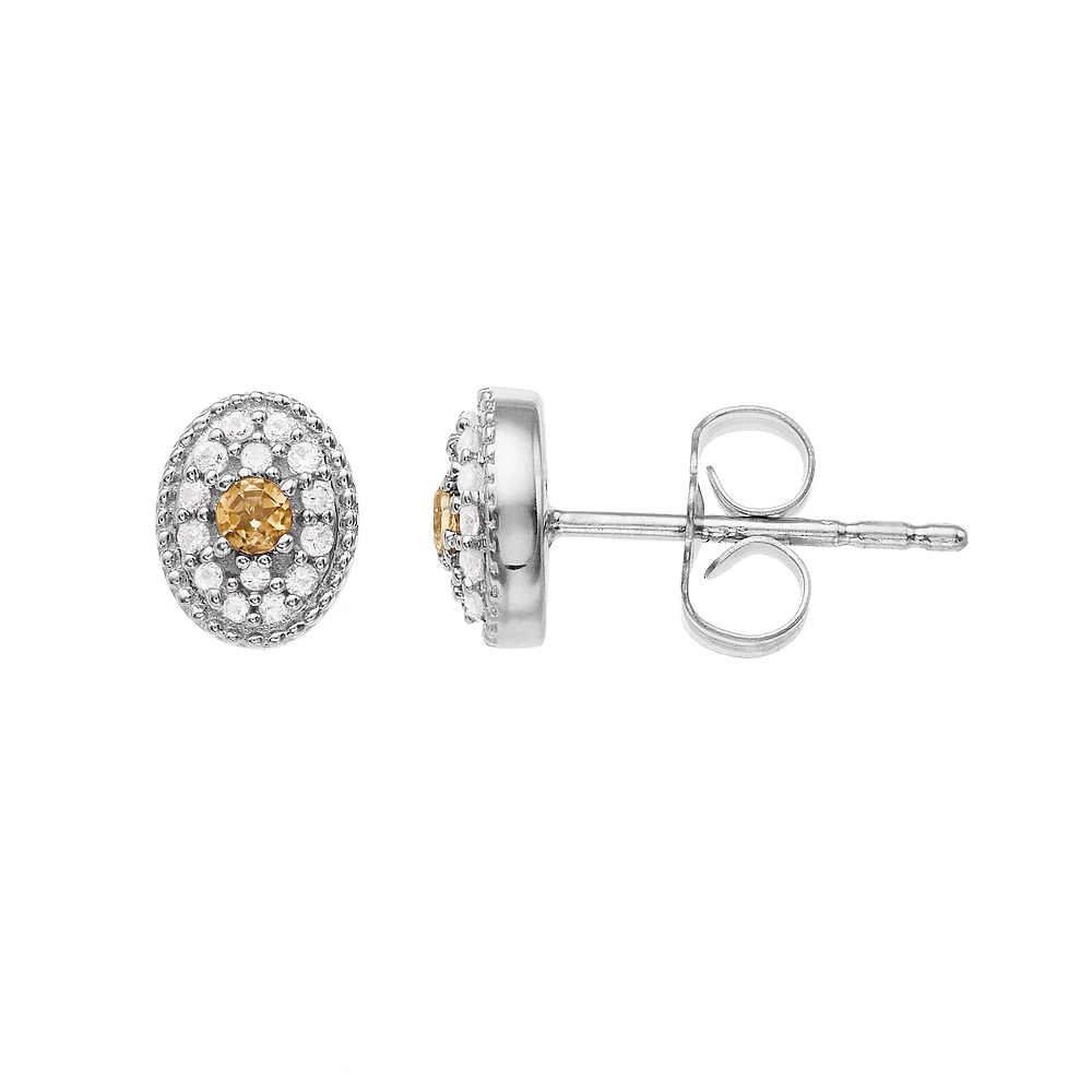 LC Lauren Conrad Gemstone Post Stud Earrings