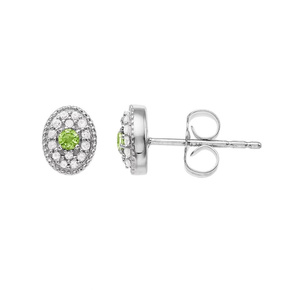 LC Lauren Conrad Gemstone Post Stud Earrings - Image 2