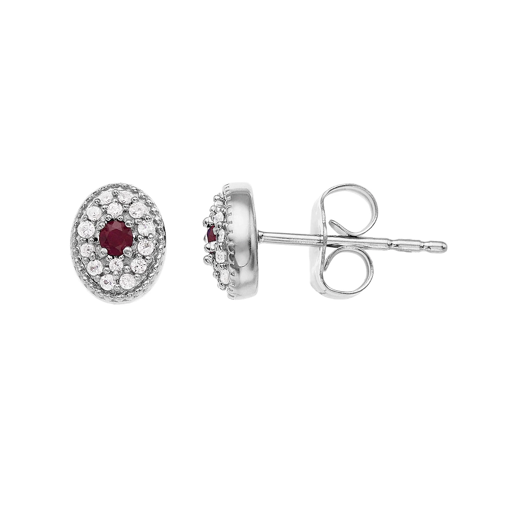 LC Lauren Conrad Gemstone Post Stud Earrings - Image 3