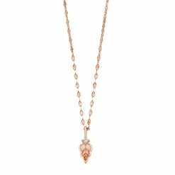 LC Lauren Conrad Leaf Lab-Created White Sapphire Pendant Necklace