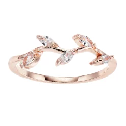 Women's LC Lauren Conrad Crystal Leaf Ring