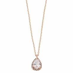LC Lauren Conrad Simulated Crystal Teardrop Pendant