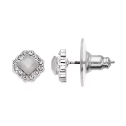 LC Lauren Conrad Simulated Opal Square Stud Earrings