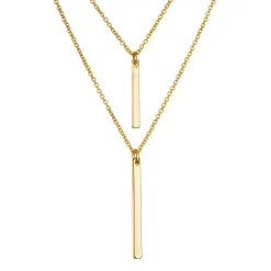 LC Lauren Conrad Multi Row Bar Necklace