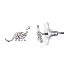 LC Lauren Conrad Simulated Crystal Dinosaur Nickel Free Stud Earrings