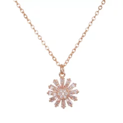 LC Lauren Conrad Baguette Flower Pendant Necklace
