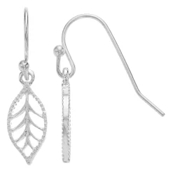 LC Lauren Conrad Leaf Drop Earrings