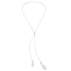 LC Lauren Conrad Filigree Leaf Y Necklace