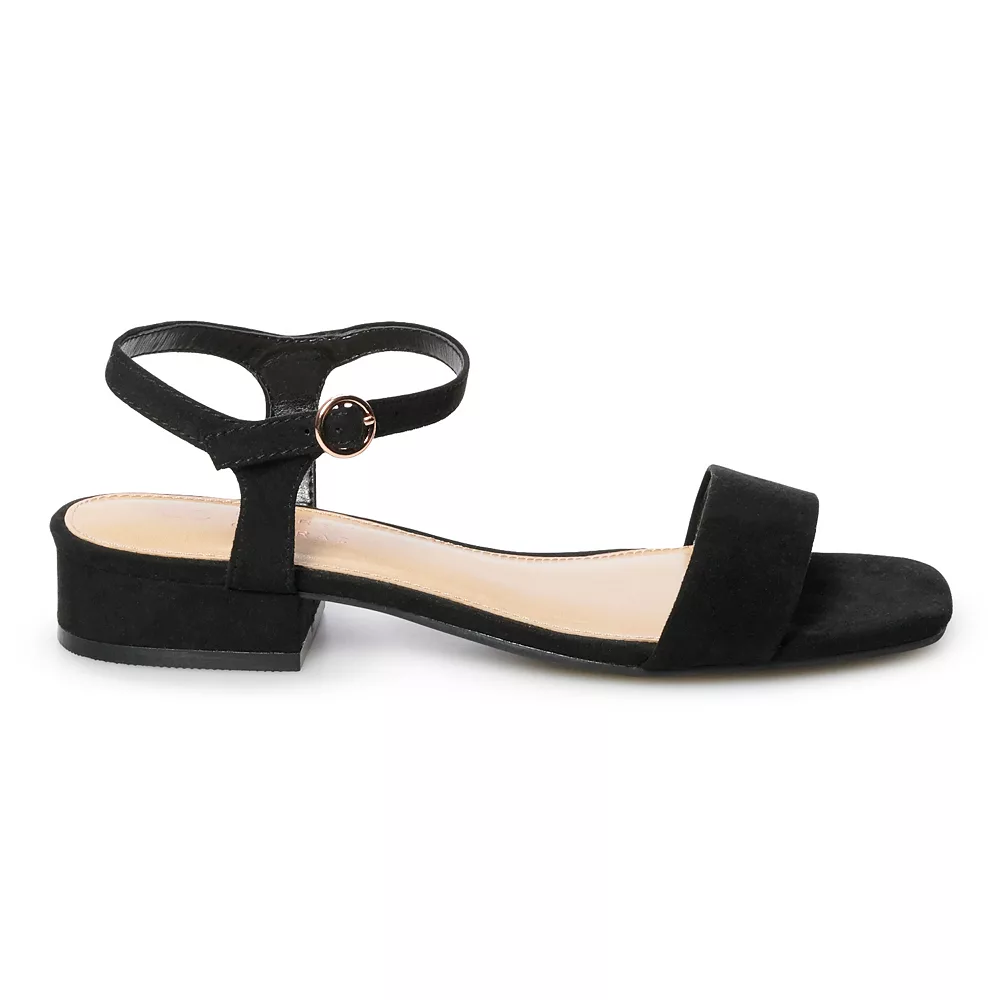LC Lauren Conrad Obsidian Women's Block Heel Sandals - Image 13