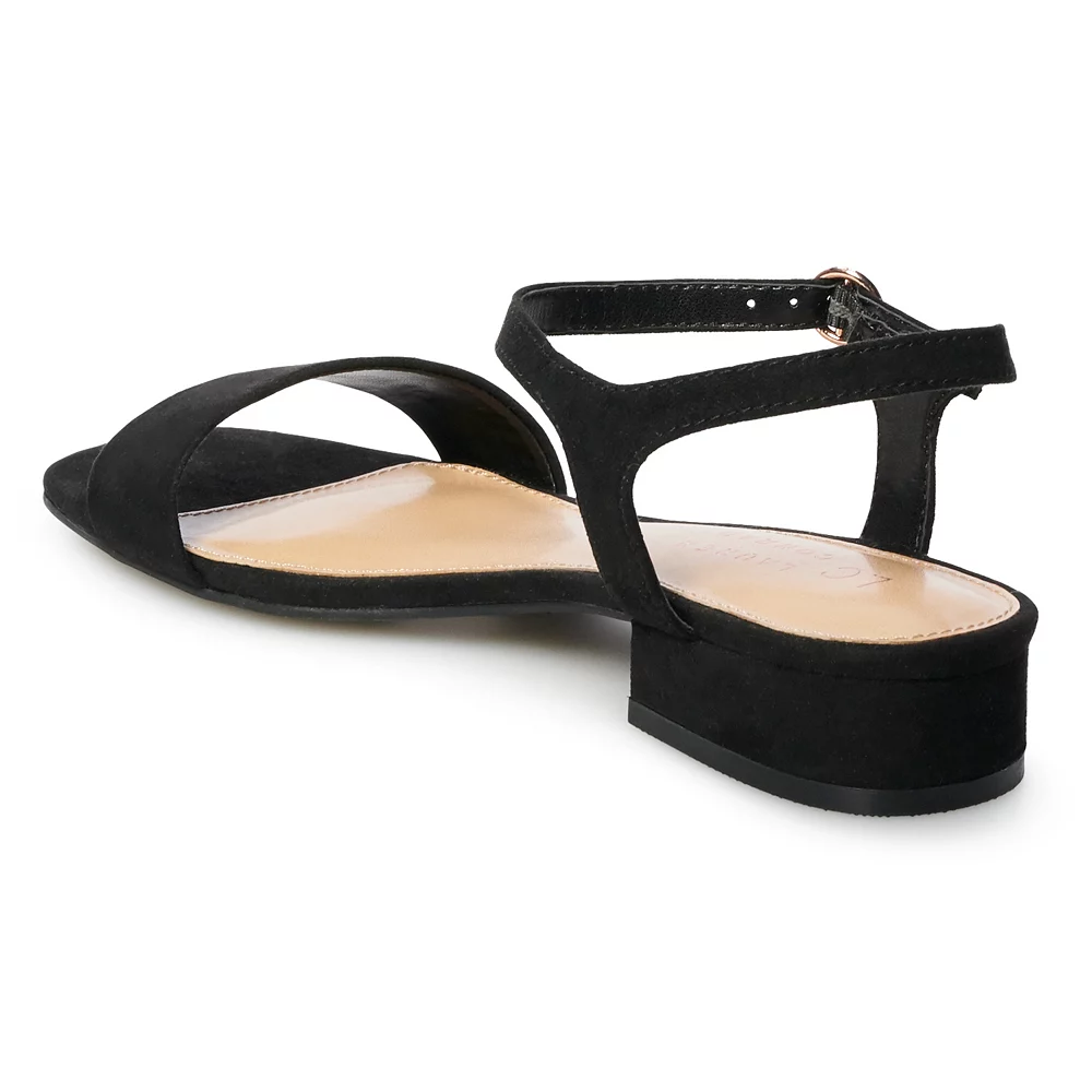 LC Lauren Conrad Obsidian Women's Block Heel Sandals - Image 14