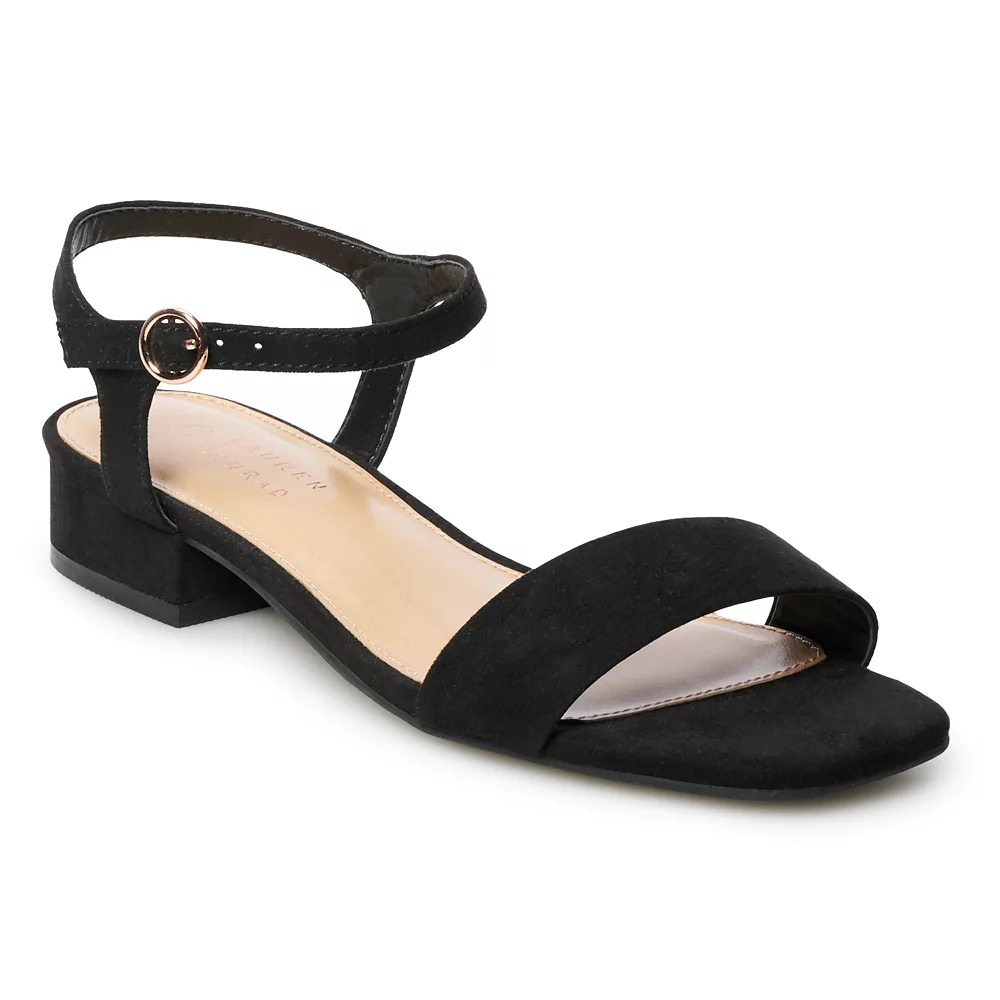 LC Lauren Conrad Obsidian Women's Block Heel Sandals - Image 3