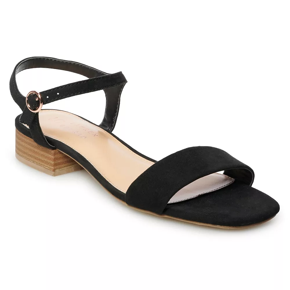 LC Lauren Conrad Obsidian Women's Block Heel Sandals - Image 6