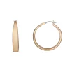 LC Lauren Conrad Gold Tone Chunky Hoop Nickel Free Earrings