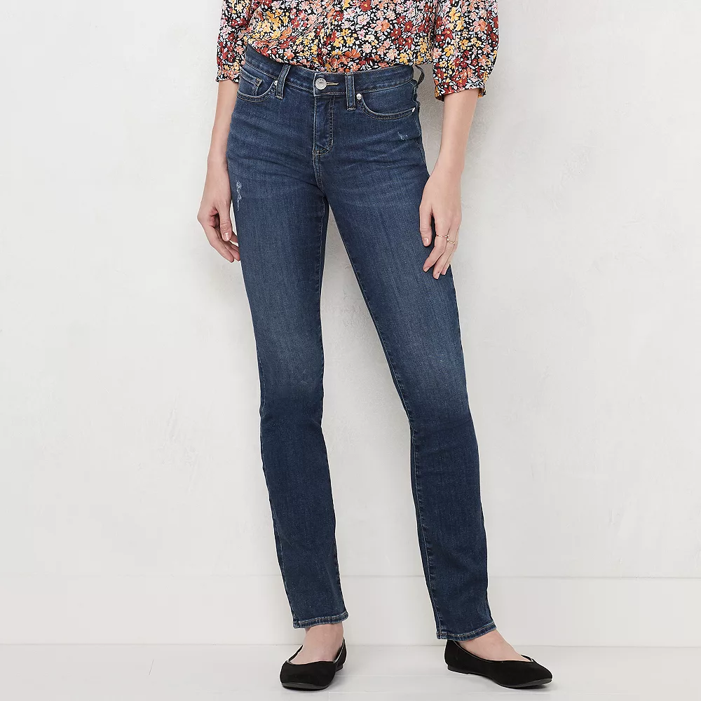 Women's LC Lauren Conrad Feel Good Mid Rise Barely Bootcut Jeans - Image 2