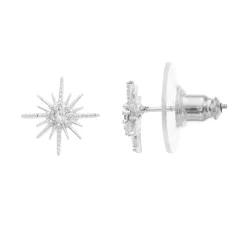 LC Lauren Conrad Art Deco Starburst Nickel Free Stud Earrings