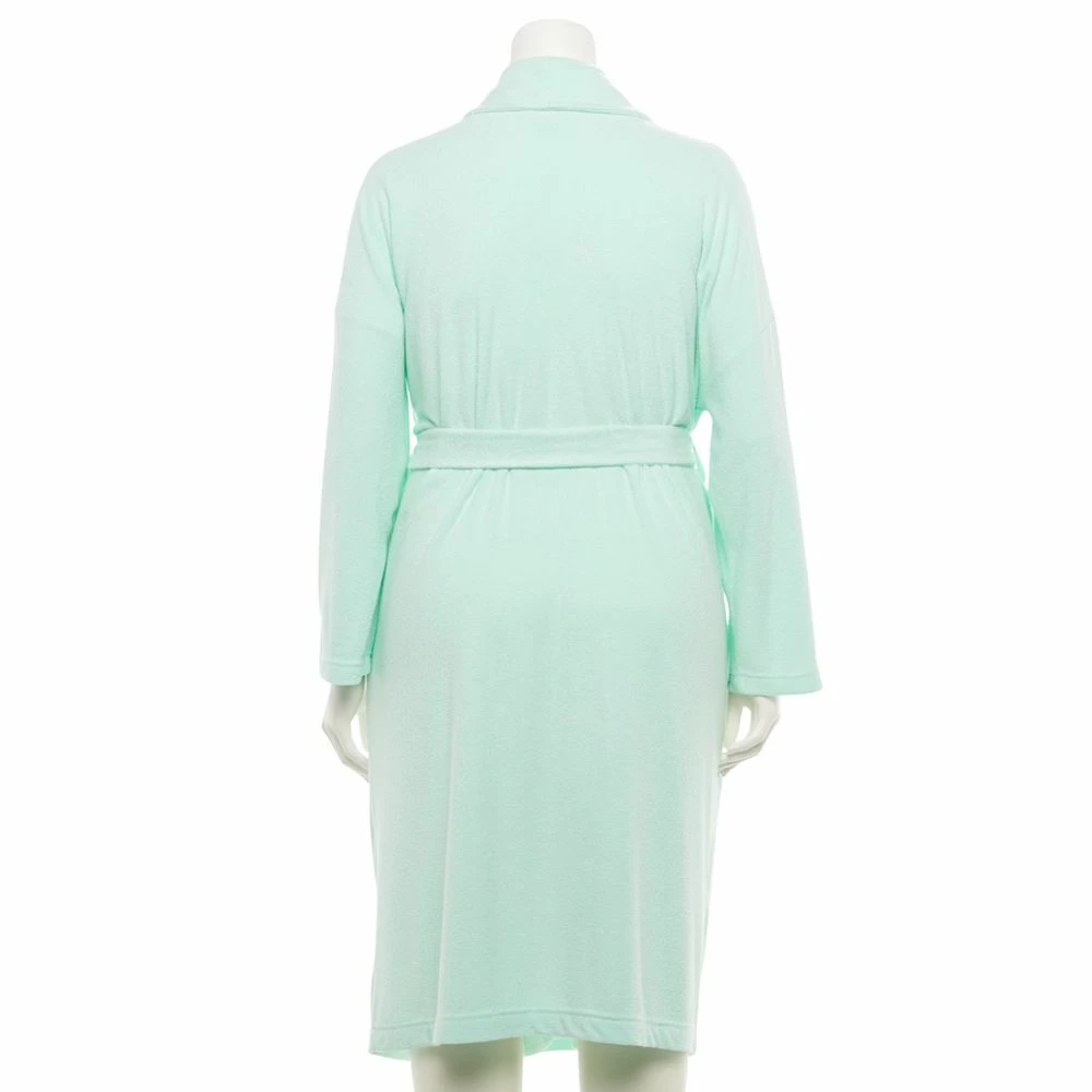 Plus Size LC Lauren Conrad Terry Wrap Robe - Image 3
