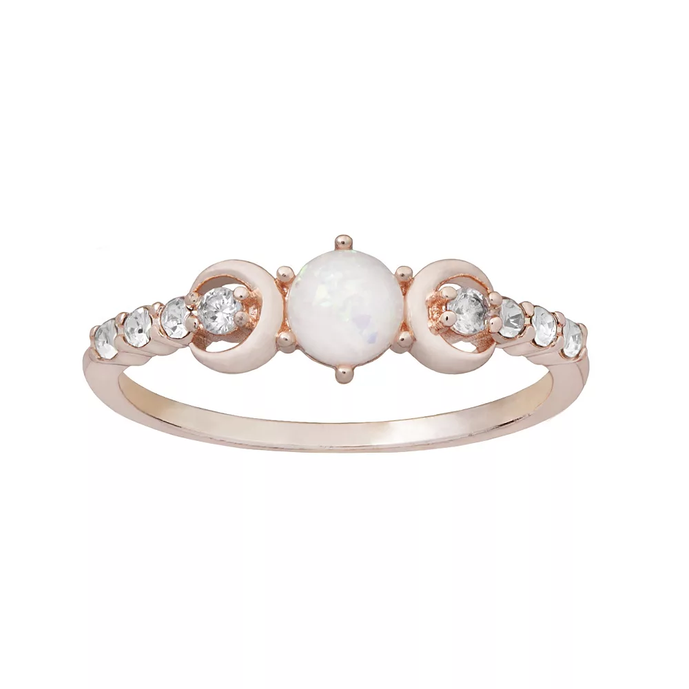 LC Lauren Conrad Simulated Opal Celestial Ring
