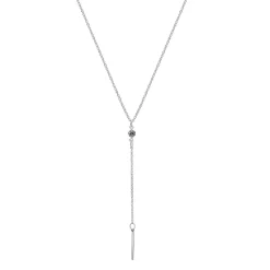 LC Lauren Conrad Silver Tone Cubic Zirconia Necklace