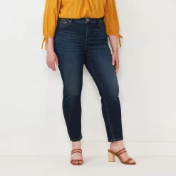 Petite LC Lauren Conrad Mid-Rise 5-pocket Skinny Jeans