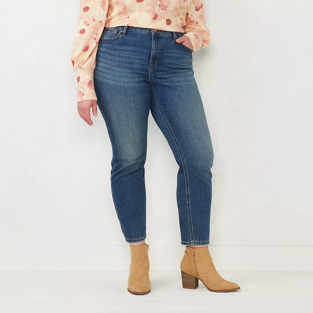 Petite LC Lauren Conrad Mid-Rise 5-pocket Skinny Jeans - Image 2