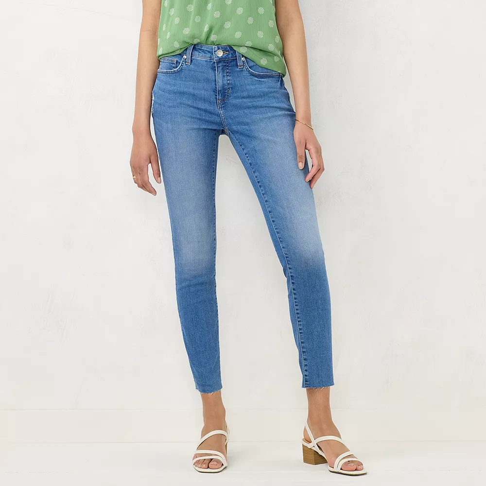 Petite LC Lauren Conrad Mid-Rise 5-pocket Skinny Jeans - Image 4