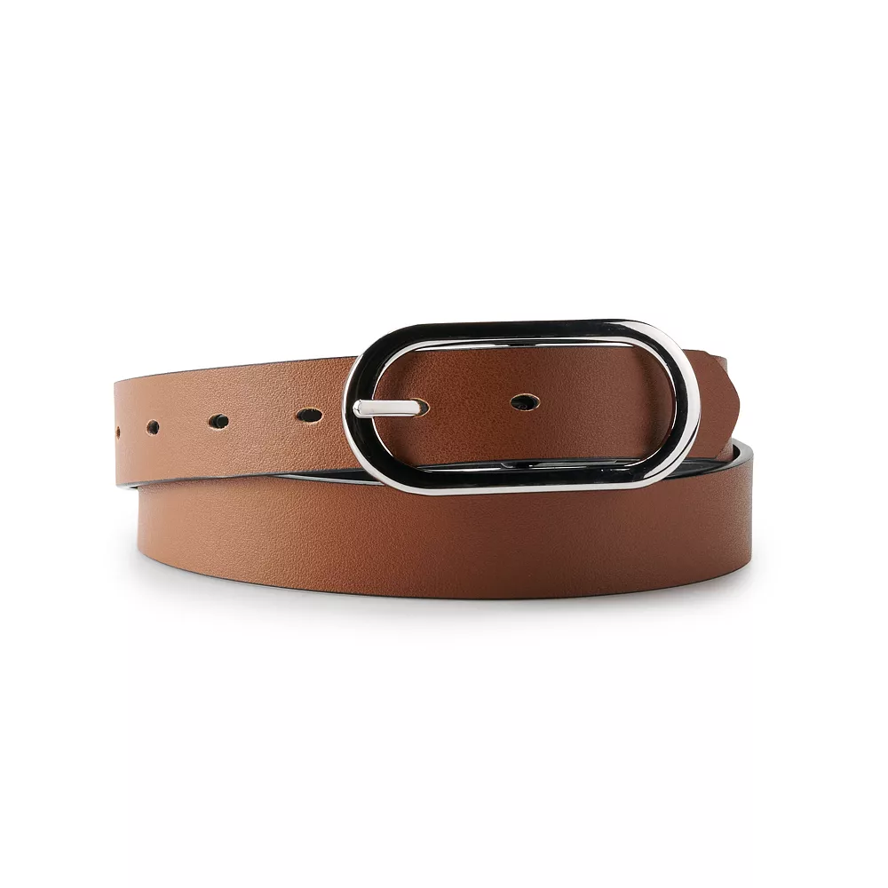 Women's & Plus LC Lauren Conrad Reversible Center Bar Buckle Belt - Image 4