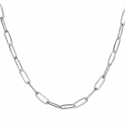 LC Lauren Conrad Silver Tone Long Links Chain Necklace