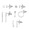 LC Lauren Conrad 5-pk. Stud, Hoop & Drop Earring Set