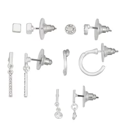 LC Lauren Conrad 5-pk. Stud, Hoop & Drop Earring Set