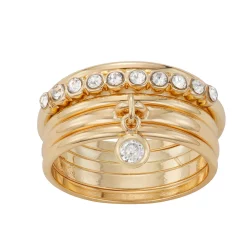 LC Lauren Conrad 5-pk. Stack Ring Set