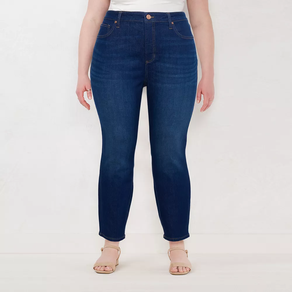 Plus Size LC Lauren Conrad High-Waist Skinny Jeans - Image 4