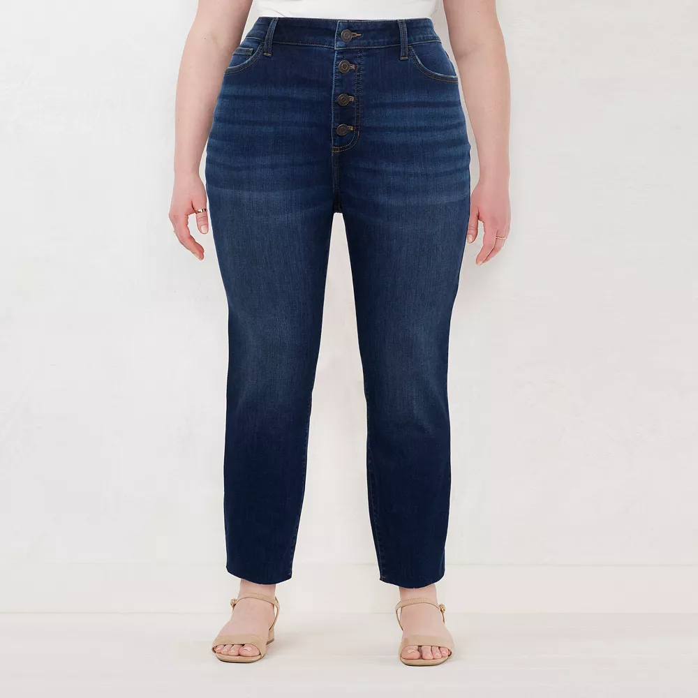 Plus Size LC Lauren Conrad High-Waist Skinny Jeans - Image 3