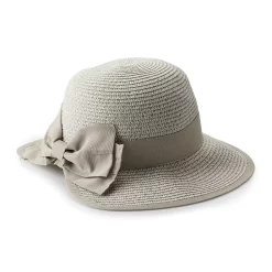 Women's LC Lauren Conrad Straw Split Back Cloche
