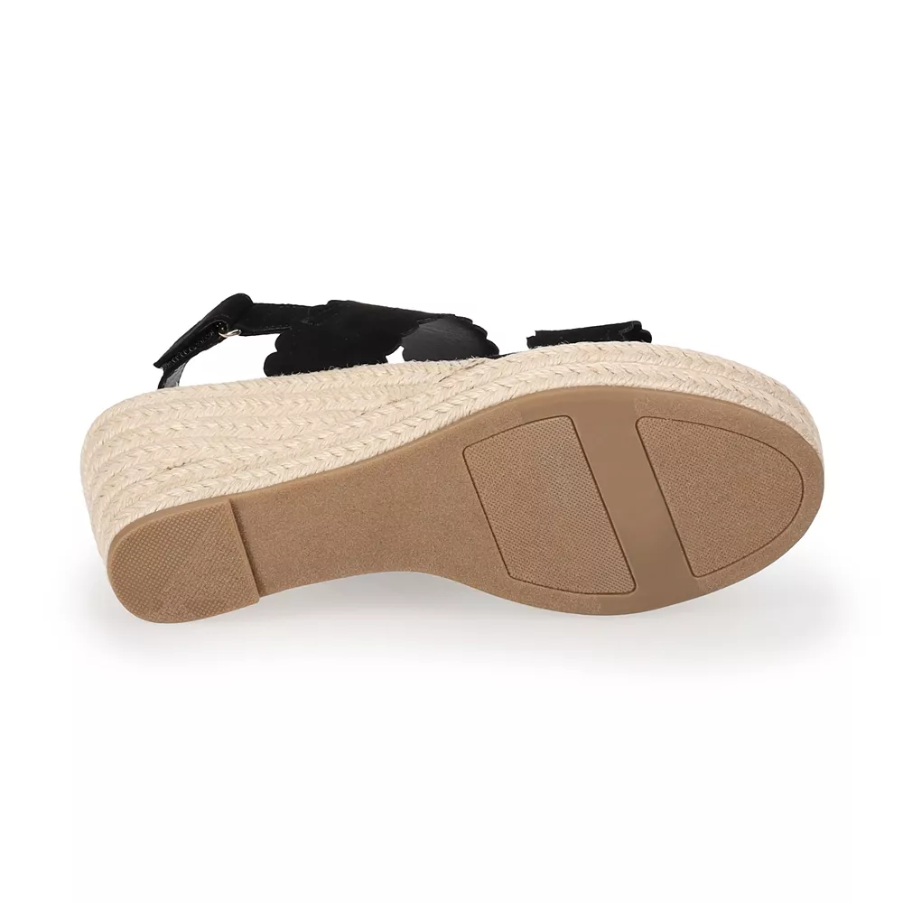 LC Lauren Conrad Cactus Flower Women's Wedge Sandals - Image 5