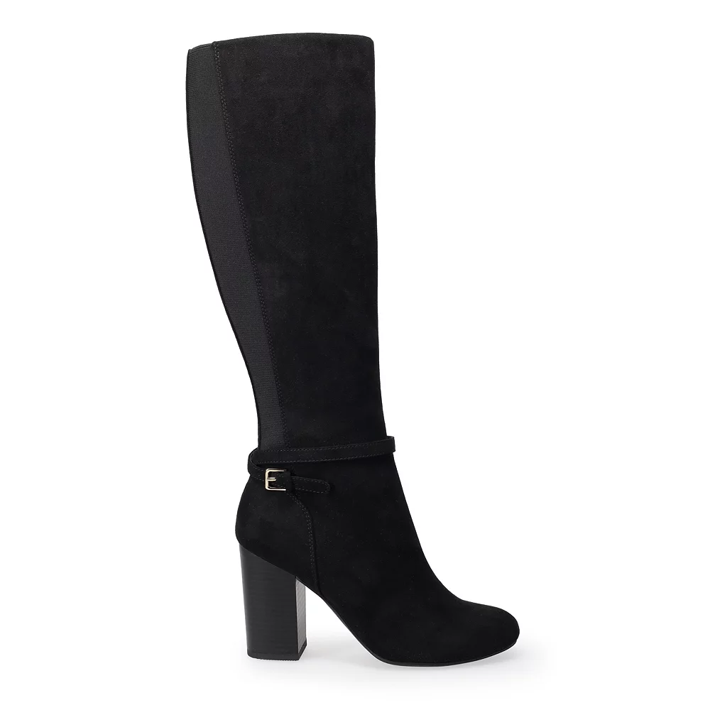 LC Lauren Conrad Scone Heeled Women's Tall Boots - Image 3