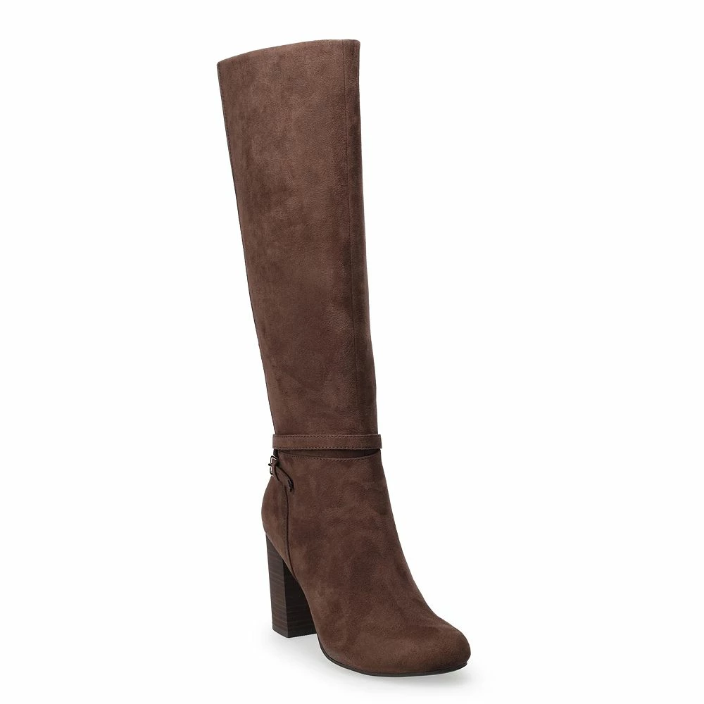 LC Lauren Conrad Scone Heeled Women's Tall Boots - Image 2