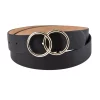 LC Lauren Conrad Interlocking Double Circle Buckle Belt