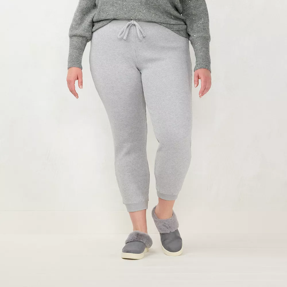Plus Size LC Lauren Conrad High-Waist Jogger Leggings - Image 3