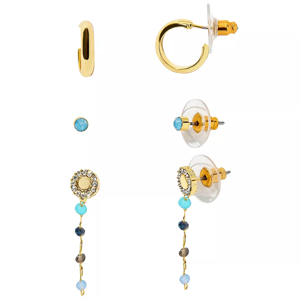 LC Lauren Conrad 3 Pack Earring Set