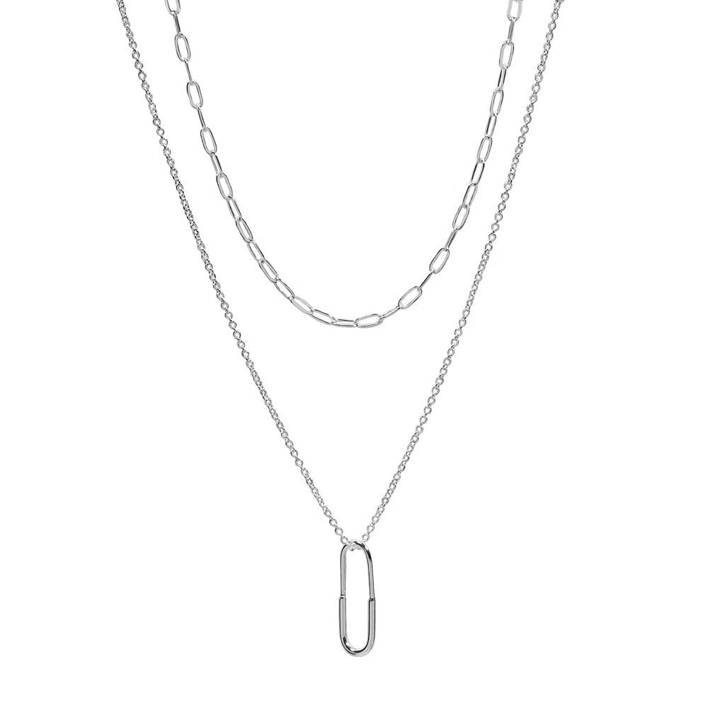 LC Lauren Conrad Two Row Nickel Free Pendant