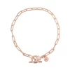 LC Lauren Conrad Rose Gold Tone Star Nickel Free Toggle Bracelet