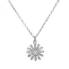 LC Lauren Conrad Silver Tone Baguette Flower Nickel Free Pendant Necklace