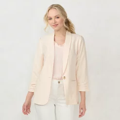 Petite LC Lauren Conrad Shawl Collar Blazer